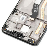 Tkgz - Xiaomi Redmi NOTE 8 PRO Uyumlu Lcd Ekran Dokunmatik SERVİCE - PACK - FULL ÇITALI SİYAH + Montaj Seti