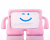 Samsung Galaxy Tab A 10.1 (2019) T510 Uyumlu Standlı Çocuklar Için Renkli Tutacaklı Tablet Kılıfı