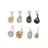 Lopard Cep Telefonu Askısı Metal Zincir 140 cm