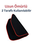 Oto Paspas Halı 5'Li Set Her Araca Uygun Uzun Süre Dayanıklı Çift Taraflı Kullanım Siyah Renk