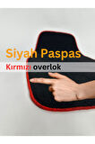 Oto Paspas Halı 5'Li Set Her Araca Uygun Uzun Süre Dayanıklı Çift Taraflı Kullanım Siyah Renk