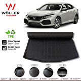 Honda Civic FC5 Bagaj Havuzu 2016 2021 Arası 3D Wöller Ultraflex Esnek