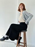 Retrobird Çan Triko Etek Kadın Siyah