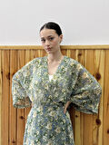 Retrobird Tasarım Mini Kimono Kadın Açık Yeşil