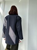 Retrobird 90'lar Retro Model Oversize Tasarım Ceket Kadın Çok Renkli