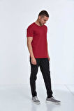 Milan Over Size Erkek Tişört Kırmızı
