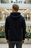 Juan Kapüşonlu Erkek Sweatshirt Siyah