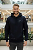 Juan Kapüşonlu Erkek Sweatshirt Siyah