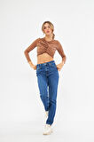Mavi Orta Bel Basic Mom Jeans
