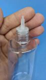 50 Adet 100 ml boş pet şişe İğne damlatma Uçlu tıpa Çocuk Kilitli Kapak Numune-likit-kolonya-parfüm-sıvı Gorilla benzeri 100 cc