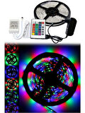 Kumandalı Şerit Led Animasyonlu Rgb Led Seti 5 Metre