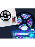 Kumandalı Şerit Led Animasyonlu Rgb Led Seti 5 Metre