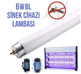 T5 6W Bl Sineklik Cihazı Ampulu T5 6Watt Sinek Ampulü Haşere Mavi Floresan