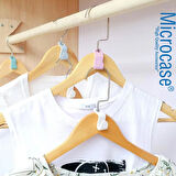 Microcase 10'lu Çok Amaçlı Askı Çoklayıcı Kanca Dolap Askılığı Seti - MAVİ AL4803