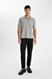 DeFacto Regular Fit Basic Düz Kısa Kollu Polo Tişört D4814AX24SMGR67