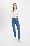 DeFacto Rebeca Skinny Fit Yüksek Bel Dar Paça Bilek Boy Jean Pantolon C7609AX24AUNM28