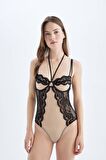 DeFacto Dantelli Bodysuit-Fall in Love B8867AX24HSBK81
