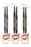 Ultra İnce Uçlu, Doğal Görünüm Veren Kaş Kalemi Peripera Speedy Skinny Brow (2 Dark Brown)