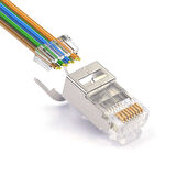 CAT7 METAL RJ45 KONNEKTÖR ( 100 ADET )