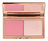  Charlotte Tilbury Hollywood Blush & Glow Glide - Yüz paleti Light/Medium