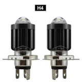 Citroen Nemo 2008-2022 Uyumlu Mercekli Far Ampulü Led Xenon Beyaz Renk Far Şimşek Etkili CSP Led Lamba Uzun Kısa 2 Adet Takım