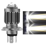 Citroen Nemo 2008-2022 Uyumlu Mercekli Far Ampulü Led Xenon Beyaz Renk Far Şimşek Etkili CSP Led Lamba Uzun Kısa 2 Adet Takım