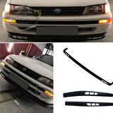 Toyota Corolla AE101 Efsane Kasa 1991-1998 Uyumlu Üniversal Laguna Lip Esnek Ön Lip 2 Parça Tampon Altı Dil Karlık Ön Ek