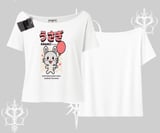 Kayık Yaka Tshirt Usagi Kawaii Cute Heart Energy