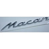 Porsche Macan Uyumlu Oem Bagaj Logosu Krom (AL-7)