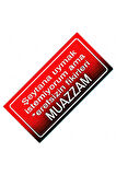 Şeytanı Uymak İstemiyorum Ama Yazılı Sök-Tak-Pratik Dekor Plaka