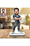 Sporcu 3D Ahşap Biblo,Sevgiliye Hediye,Doğum Günü Hediyesi