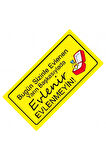 Sakın Evlenmeyin Yazılı Sök-Tak-Pratik Vantuzlu  Dekor Plaka
