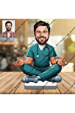Bay Doktor 3D Ahşap Biblo,Sevgiliye Hediye,Doğum Günü Hediyesi