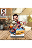 Basketbolcu 3D Ahşap Biblo,Sevgiliye Hediye,Doğum Günü Hediyesi