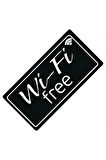 Wifi Free Yazılı Sök-Tak-Pratik Vantuzlu Yeni Nesil Dekor Plaka