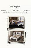Letto Tek Kişilik MDF Karyola