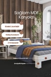 Letto Çift Kişilik MDF Karyola