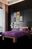 Lotus   Tek Kişilik MDF Karyola