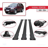 Vauxhall Frontera 2 1999-2004 Arası ile Uyumlu FLY Model Ara Atkı Tavan Barı Siyah 3 Adet