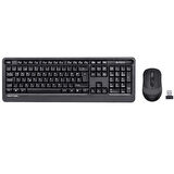 A4 TECH FG1010 GRİ F MM 2.4G KABLOSUZ KLAVYE MOUSE SET 