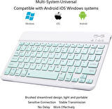 Hometech Alfa 7 Premium Pro Tablet 7" Uyumlu Kablosuz Bluetooth Şarj Edilebilir Klavye - Yeşil