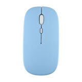 Redmi Pad SE 8.7" Uyumlu Kablosuz Bluetooth Pilli Optik Mouse - Mavi