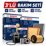 BOSCH Citroen C3 1.2 Benzinli Filtre Bakım Seti (2016-2023) 3 Lü