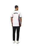 Beşiktaş Orijinal Lisanslı Beyaz Polo Yaka T-Shirt