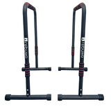 Rebuwo İkili Uzun Paralel Dip Bar – Tall Parallettes Dips Bar | Portatif Ev Tipi Fitness Ekipmanı | Vücut Ağırlığı ile Egzersiz İçin