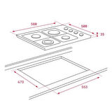 Teka İnox Ankastre Set (DF 60 Davlumbaz-HLX 60 İnox Ocak -HEB 625 Fırın-MB 620 SS Mikrodalga)