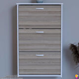 Modilayn WEST Asma Antre 72x116x26 cm’ lik 3 Düşer Kapak 6 Göz Bölmeli Ayakkabılık