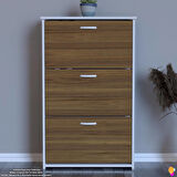 Modilayn WEST Antre 72x116x26 cm’ lik 3 Düşer Kapak 6 Göz Bölmeli Ayakkabılık