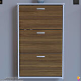 Modilayn WEST Asma Kapı Önü 72x116x26 cm’lik 3 Düşer Kapak 6 Göz Bölmeli Ayakkabılık