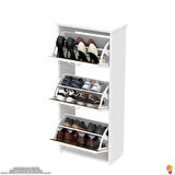 Modilayn WEST Asma Antre 52 x116x 26 cm’ lik 3 Düşer Kapak 6 Göz Bölmeli Ayakkabılık